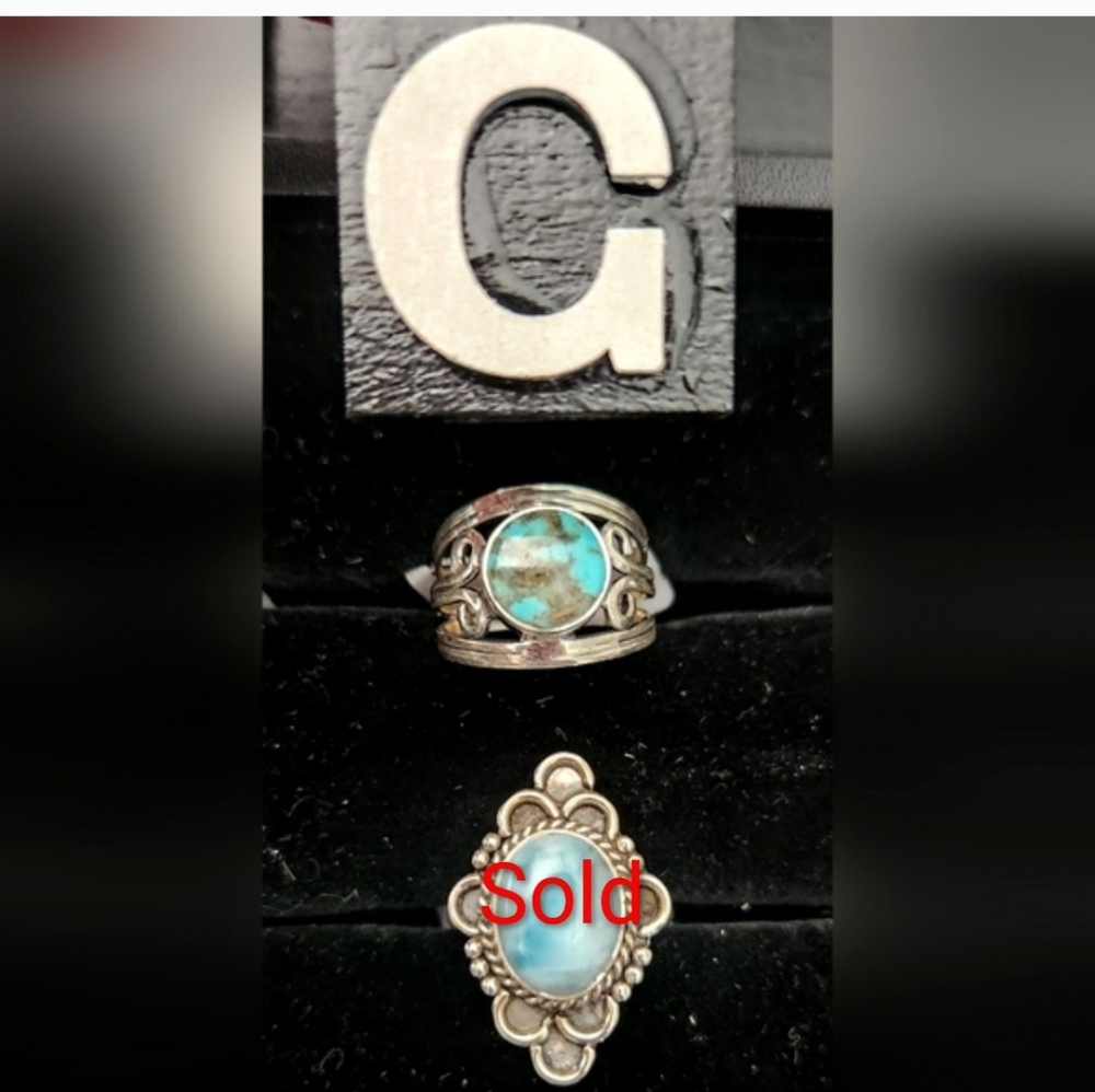 NEW Size 6 Genuine Sterling Silver Rings - Picture 5 of 9
